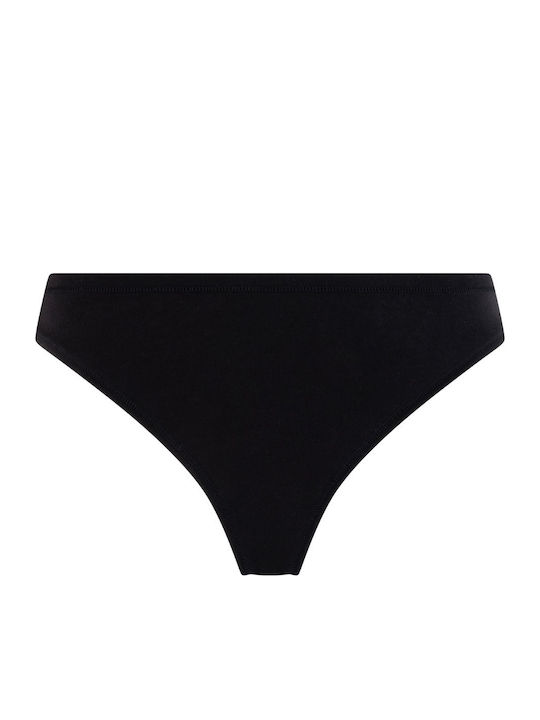 Kira Βαμβακερό Γυναικείο String Μαύρο