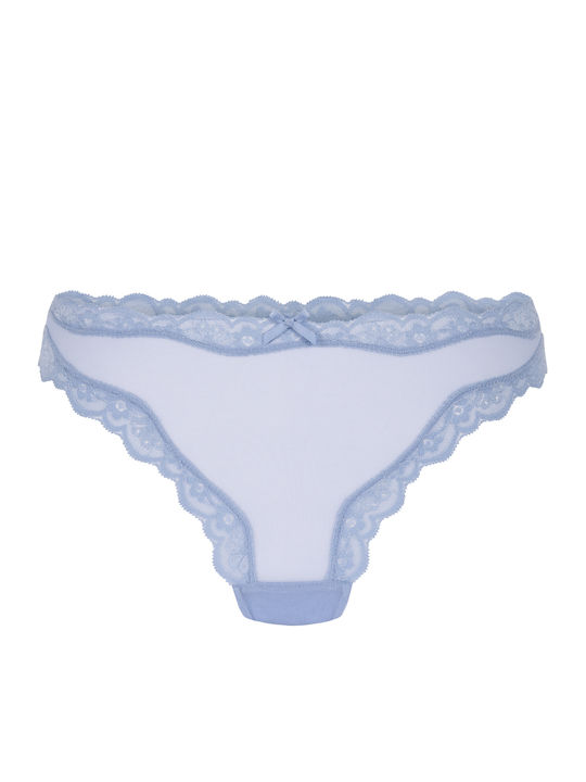 Hazel Damen Zeichenfolge mit Spitze Blau