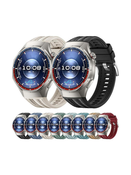 Tragbare Bänder Silikon mit Schnalle Huawei Watch Gt 6 Pro Blau Tragbare Bänder Silikon mit Schnalle Huawei Watch Gt 6 Pro Blau
