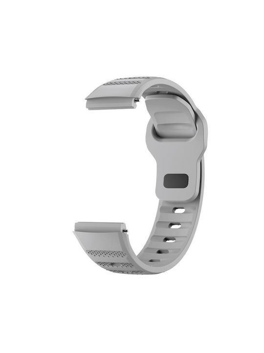Einfarbiges Silikonarmband für Huawei Watch Gt 6 Pro Grau Einfarbiges Silikonarmband für Huawei Watch Gt 6 Pro Grau