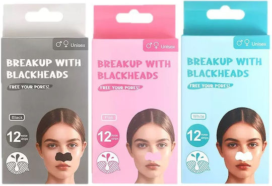 One Fashion Clear-up Nose Strips Προσώπου Καθαρισμό Unisex Λευκό 12τμχ