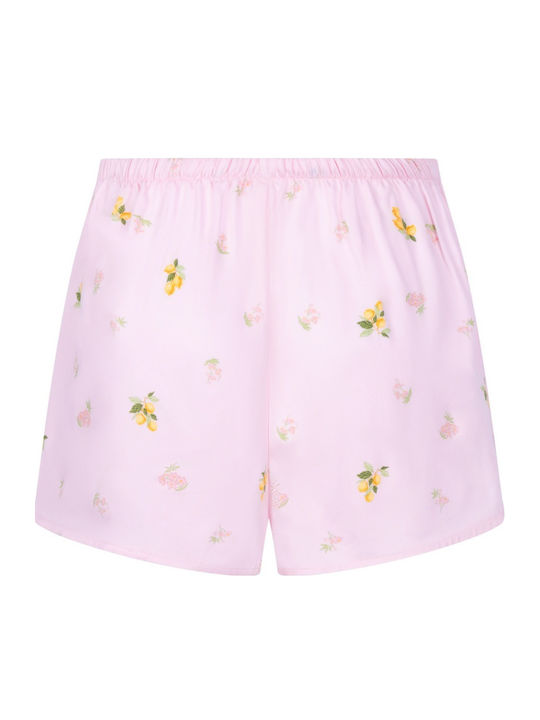 Hunkemöller Winter Women's Pyjama Shorts Lemon Lemon