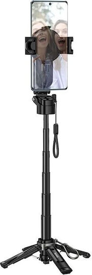 Hoco Selfie Stick with Remote Control & Bluetooth K27 Pro Black 313235