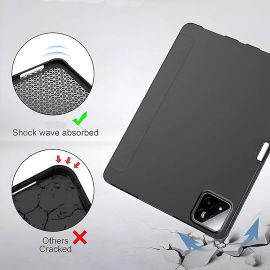 Slim Tpu Flip Cover Μαύρη (Xiaomi Pad 7, Pad 7 Pro)
