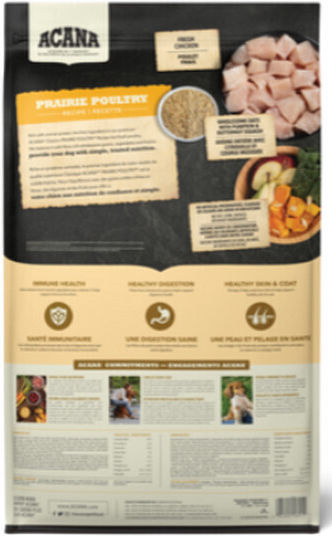 Acana Prairie Poultry 14.5kg Dry Food for Dogs Grain-Free & Gluten-Free with Poultry
