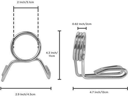 Butterfly Clamps Olympic Bars Ø50 Proteon