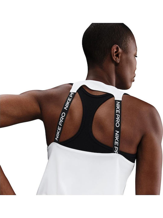 Дамска Спортна Блуза Без Ръкави Dri-Fit Бял