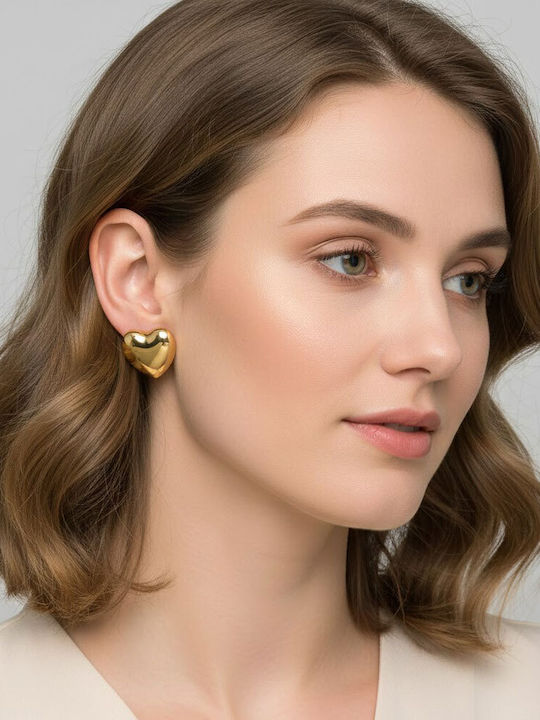 Awear Earrings made of Steel Gold Plated
