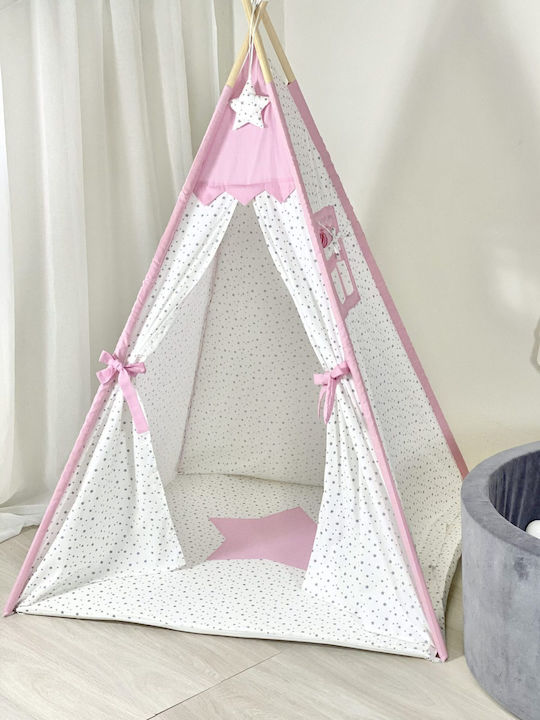 Velvet White Indian Play Tent