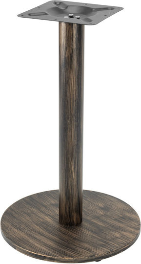 Masă Bar Cafe 60x60x74 Bronz Vintage
