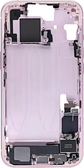 Clappio Zentralrahmenteil iPhone 15 Präzise Sicherer Sitz Rosa