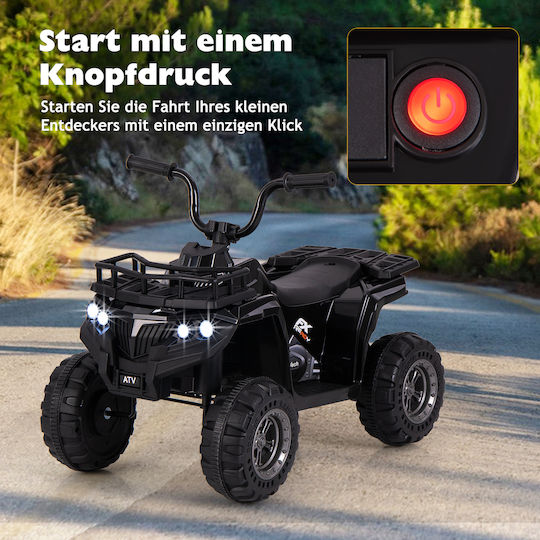Παιδική Γουρούνα Ηλεκτροκίνητη 6 Volt Μαύρη