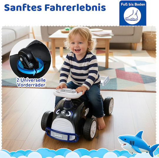 Costway Baby Walker Car Ride On for 36++ Months TQ10436SK Black