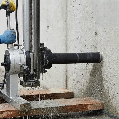 Burghie diamantată Găuritoare Tăiere uscată cu diametru între 12mm și 450mm pentru Beton și Gresie 1624gr