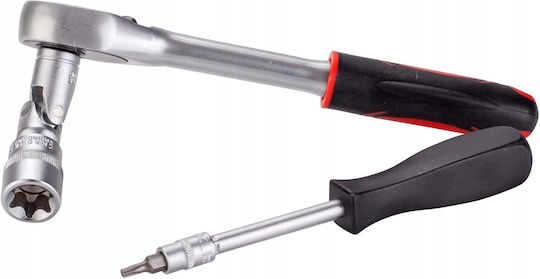 Set de chei tubulare și clichet 1\2" & 1\4" 108buc