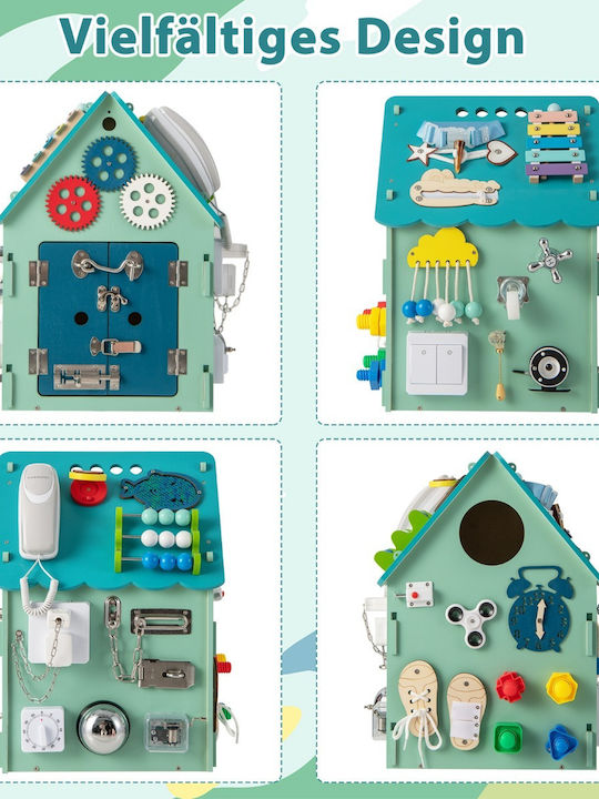 Costway Kinder Aufbewahrungsbox aus Holz 1Stück