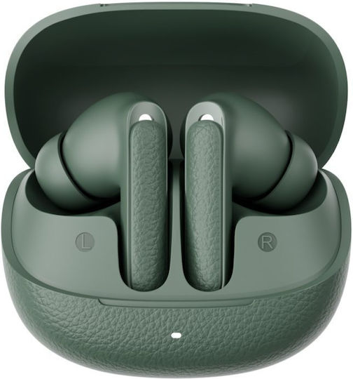 QCY HT15 Buds ANC Bluetooth Handsfree Ακουστικά με Αντοχή στον Ιδρώτα και Θήκη Φόρτισης Πράσινα