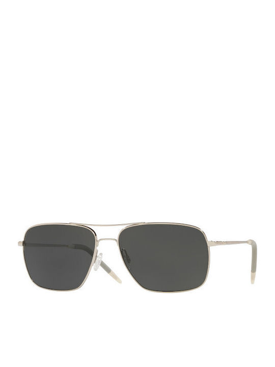 Oliver Peoples Γυαλιά Ηλίου Ασημί με Μεταλλικό Σκελετό Oliver Peoples Γυαλιά Ηλίου Ασημί με Μεταλλικό Σκελετό