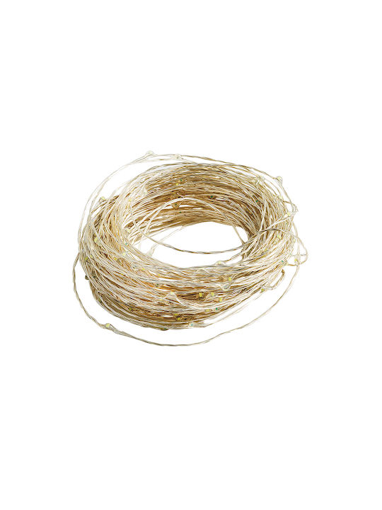 Lights LED 1m. Cold White Battery in String 1pcs