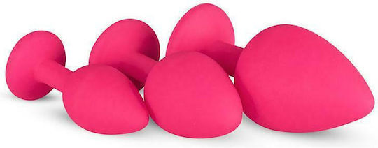 APH Anal Plugs Set Pink 3pcs