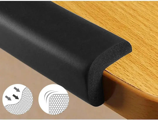 Verk Group Oberflächenschutz mit Aufkleber aus Schaumstoff in Schwarz Farbe 200εκ. 1Stück