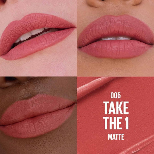 Maybelline Κραγιόν Matte 005 Take The 1 3.4gr