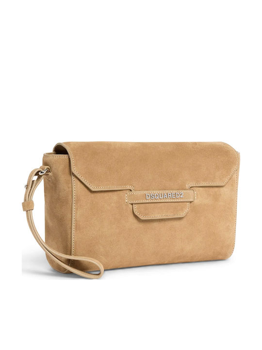 Leather Men's Bag Handbag Brown