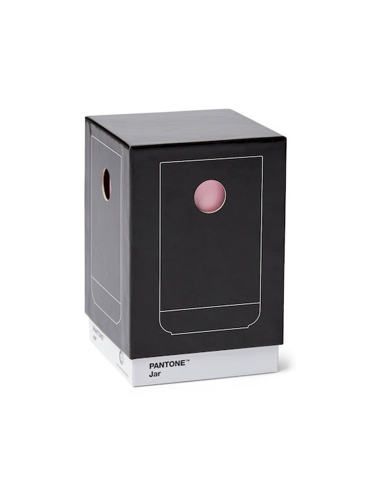 Pantone Decorative Vase Red 10.2x10.2x16.9cm