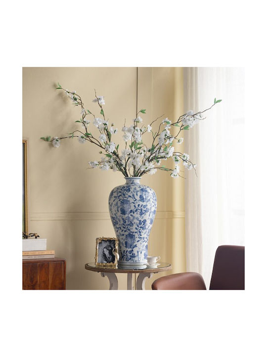 Artekko Decorative Vase Melania White 33x33x61cm