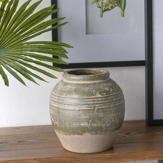 Artekko Decorative Vase Green 26x25x26cm
