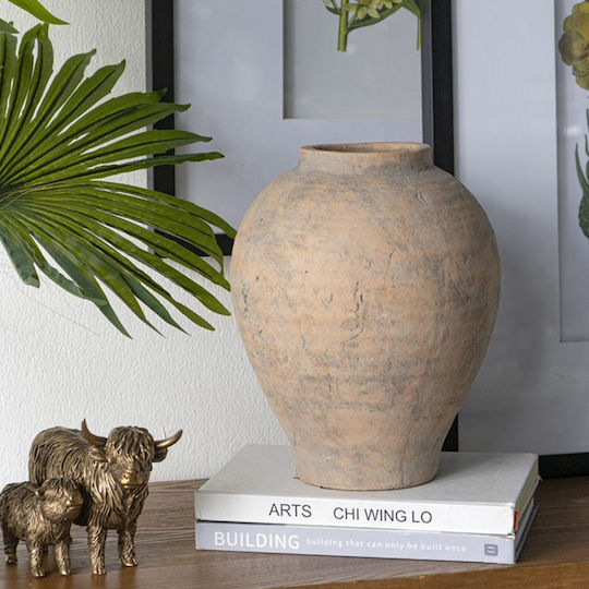 Artekko Decorative Vase Orange 24x24x28cm