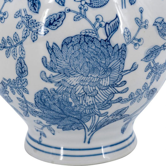 Artekko Decorative Vase Melania White 19.5x19.5x36cm