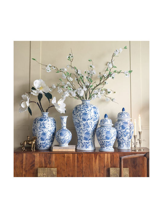 Artekko Decorative Vase Melania White 29x29x44.5cm