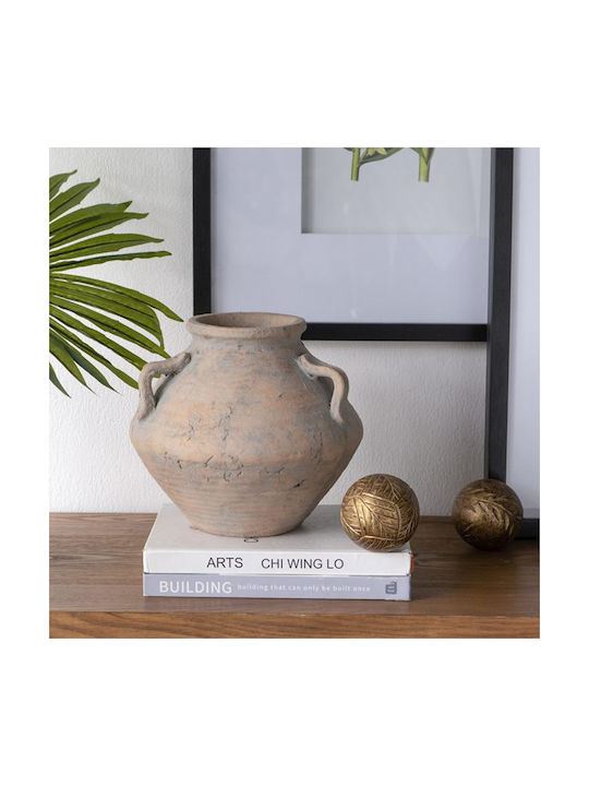 Artekko Decorative Vase Orange 25x22.5x25cm