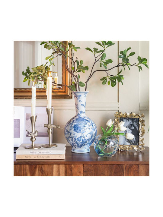 Artekko Decorative Vase Melania White 19.5x19.5x36cm