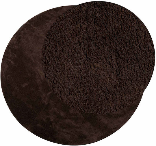 vidaXL Huarte Antiderapant Covor Rotund Maro