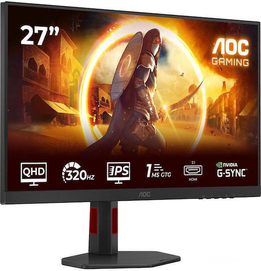 AOC Q27G4SRU HDR Gaming Monitor 27" QHD 2560x1440 320Hz με Χρόνο Απόκρισης 1ms GTG