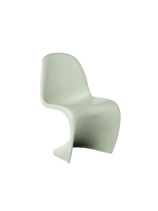 Blend Dining Room Polypropylene Chair Sandy Green 32x40x55cm