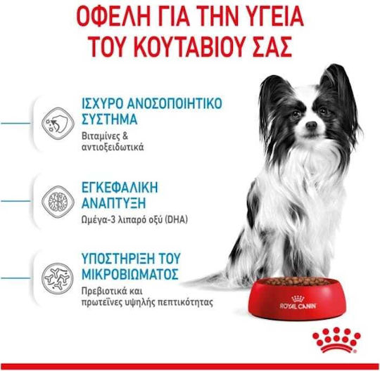 Royal Canin Puppy X-Small 0.50kg Ξηρά Τροφή για Κουτάβια Μικρόσωμων Φυλών με Πουλερικά και Ρύζι