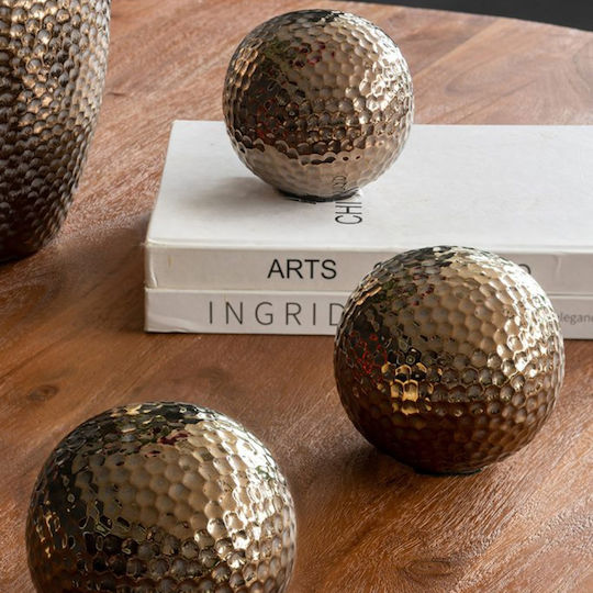 Artekko Set of Decorative Space made of Ceramic Material 10x10x9cm 3pcs