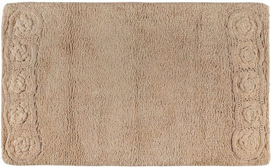 Beauty Home Πατάκι Μπάνιου Βαμβακερό 3280-ΣΙΕΛ-50Χ80 Σιέλ 50x80εκ.