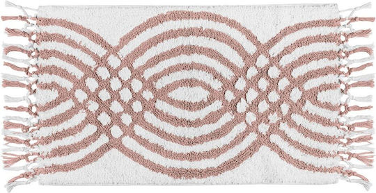 Beauty Home Non-Slip Cotton Bath Mat 3285-Siel-50x80 Light Blue 50x80 cm