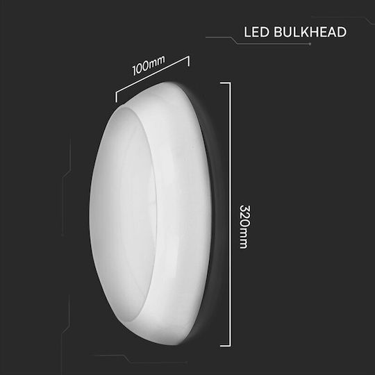 V-TAC Plafonieră de Tavan 32buc Albă cu LED Integrat