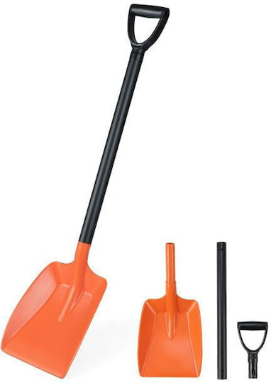 Costway Portable Snow Shovel Yards Sidewalks Lightweight Orange 13 X 111 X 25.5 Cm Np12970or