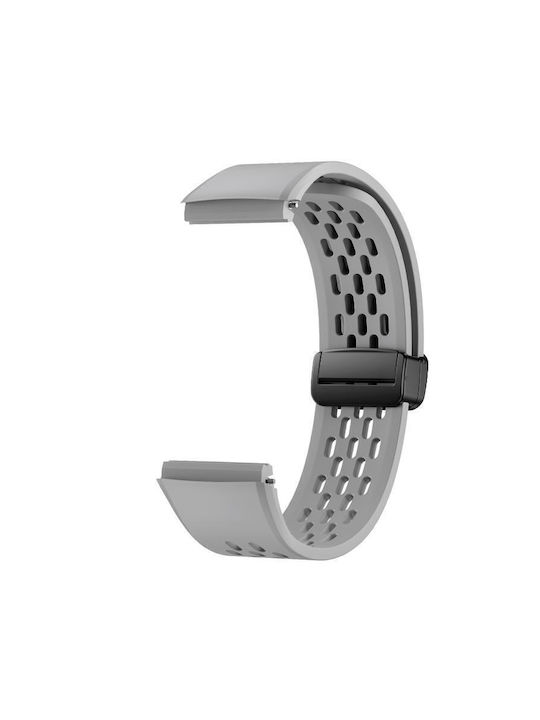 Magnetisches Plegbares Schwarz Verschluss mit Schnalle Silikon Huawei Watch Gt 6 Pro Grau Magnetisches Plegbares Schwarz Verschluss mit Schnalle Silikon Huawei Watch Gt 6 Pro Grau