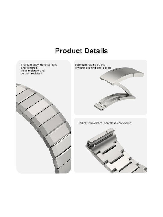 Titanium Alloy Strap Huawei Watch GT 6 Pro Folding Buckle Black