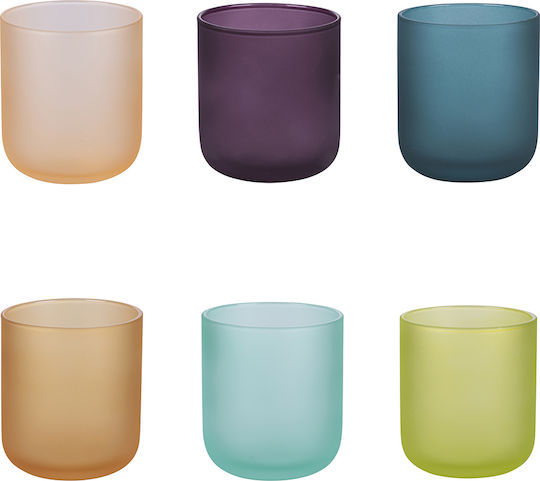 Villa D'Este Set Gläser Wasser aus Glas 300ml 6Stück