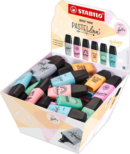 Stabilo Boss Mini Pastellove Textmarker 5mm Pastellove 2.0 50Stück