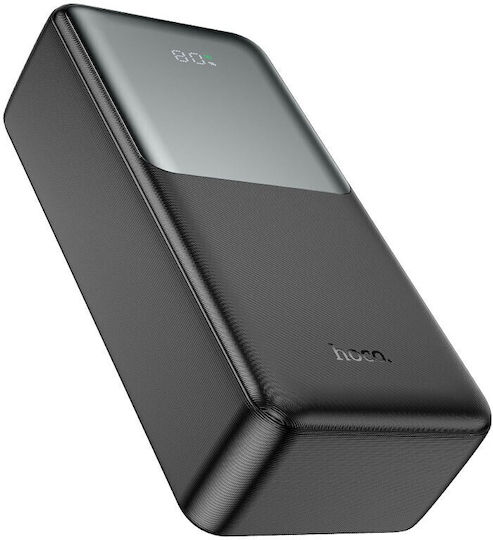 Hoco J136B Power Bank 30000mAh 22.5W με 2 Θύρες USB-A και 2 Θύρες USB-C Power Delivery Μαύρο
