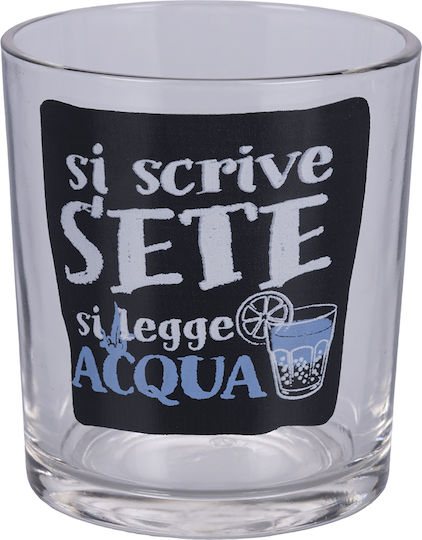 Galileo Si Legge Set of Glasses Water made of Glass 270ml 6pcs